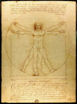 Leonardo da Vinci - Vitruvianischer Mensch Leonardo da Vinci - Vitruvianischer Mensch